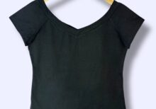 midnight V- neck top