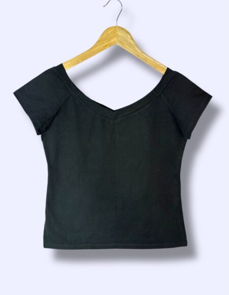 midnight V- neck top